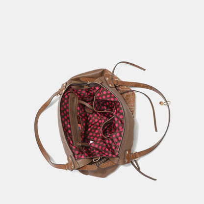 Side Braided Tassel Inlaid Rhinestone Embroidery Hobo Bag - Danielle and Jason Baker LLC - Danielle Baker's Boutique