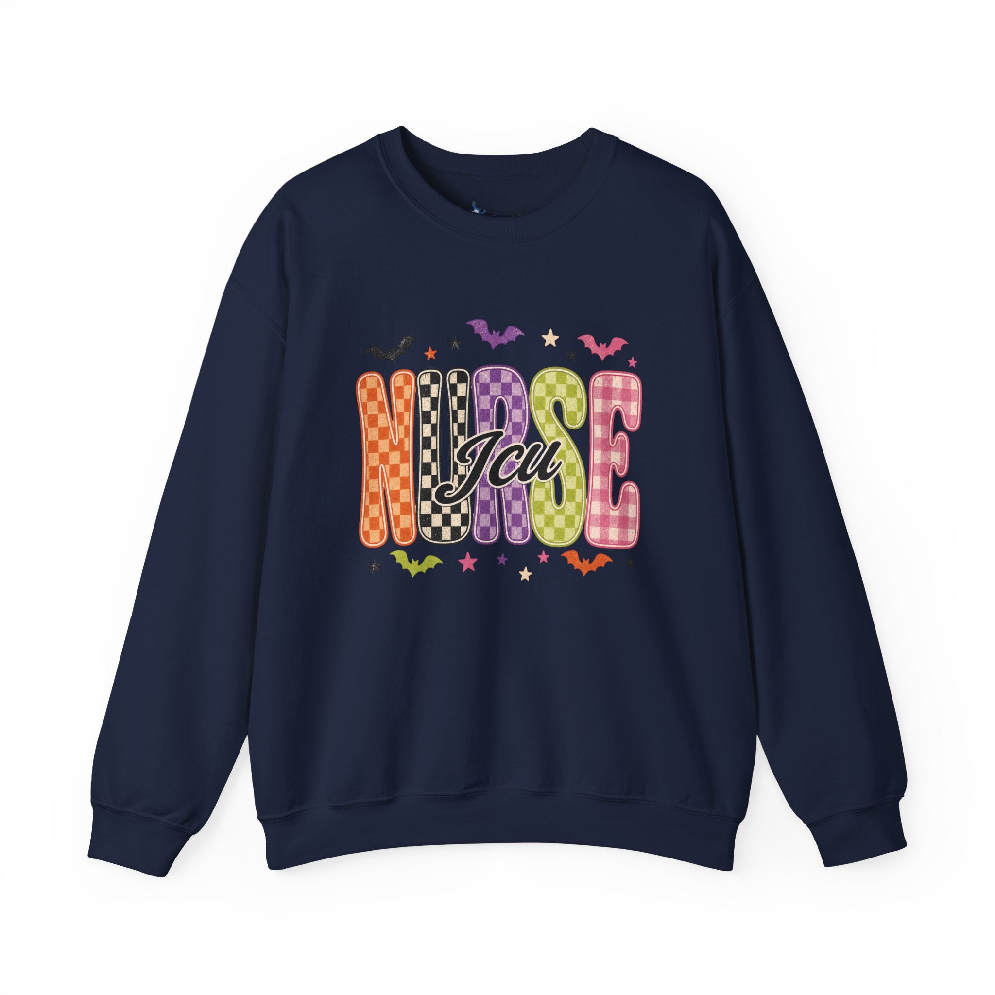 ICU Nurse Halloween Sweatshirt, Retro Spooky Emergency Department Nurse Crewneck