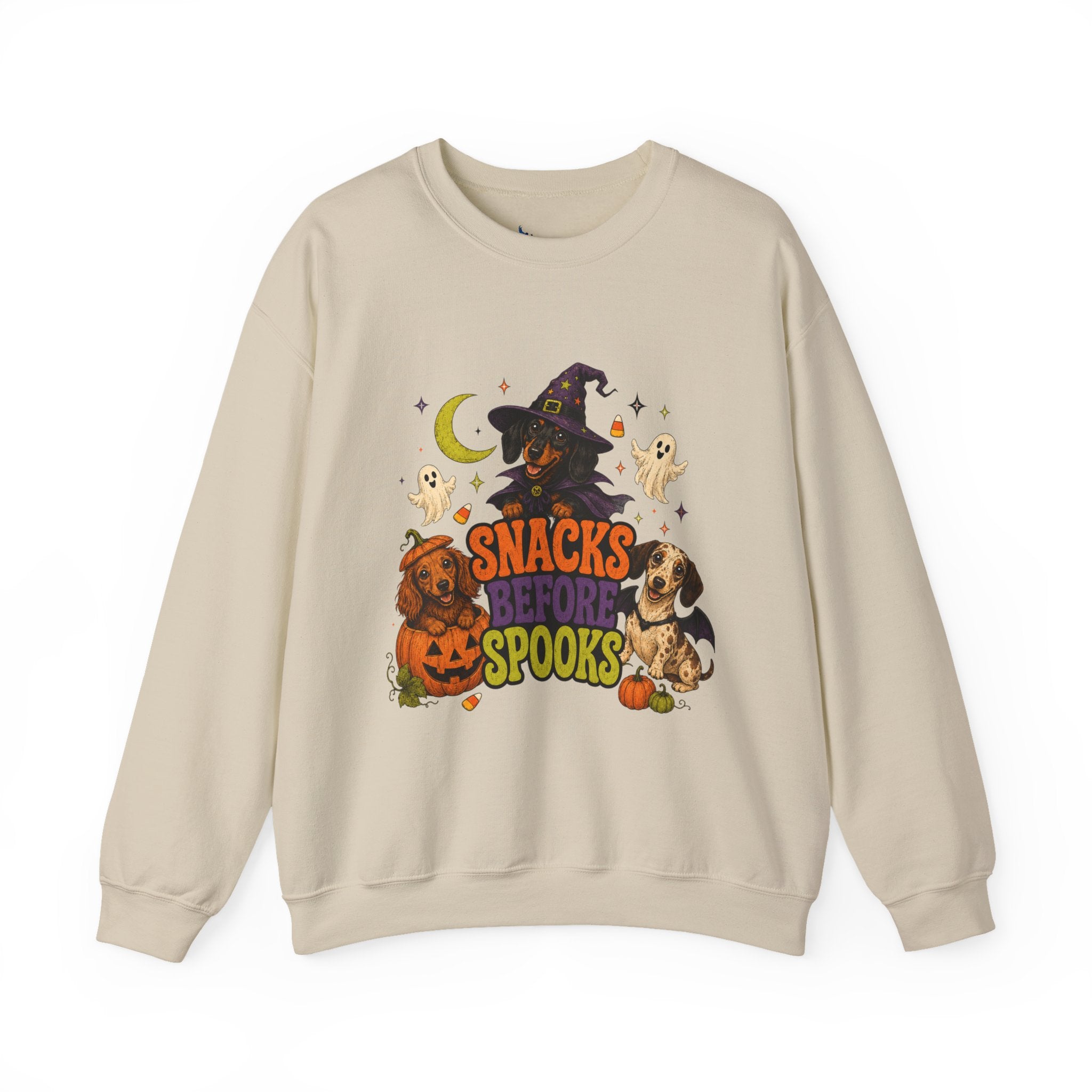 Halloween Dog Sweatshirt, Snacks Before Spooks Pet Lover Fall Vet Rescue Graphic