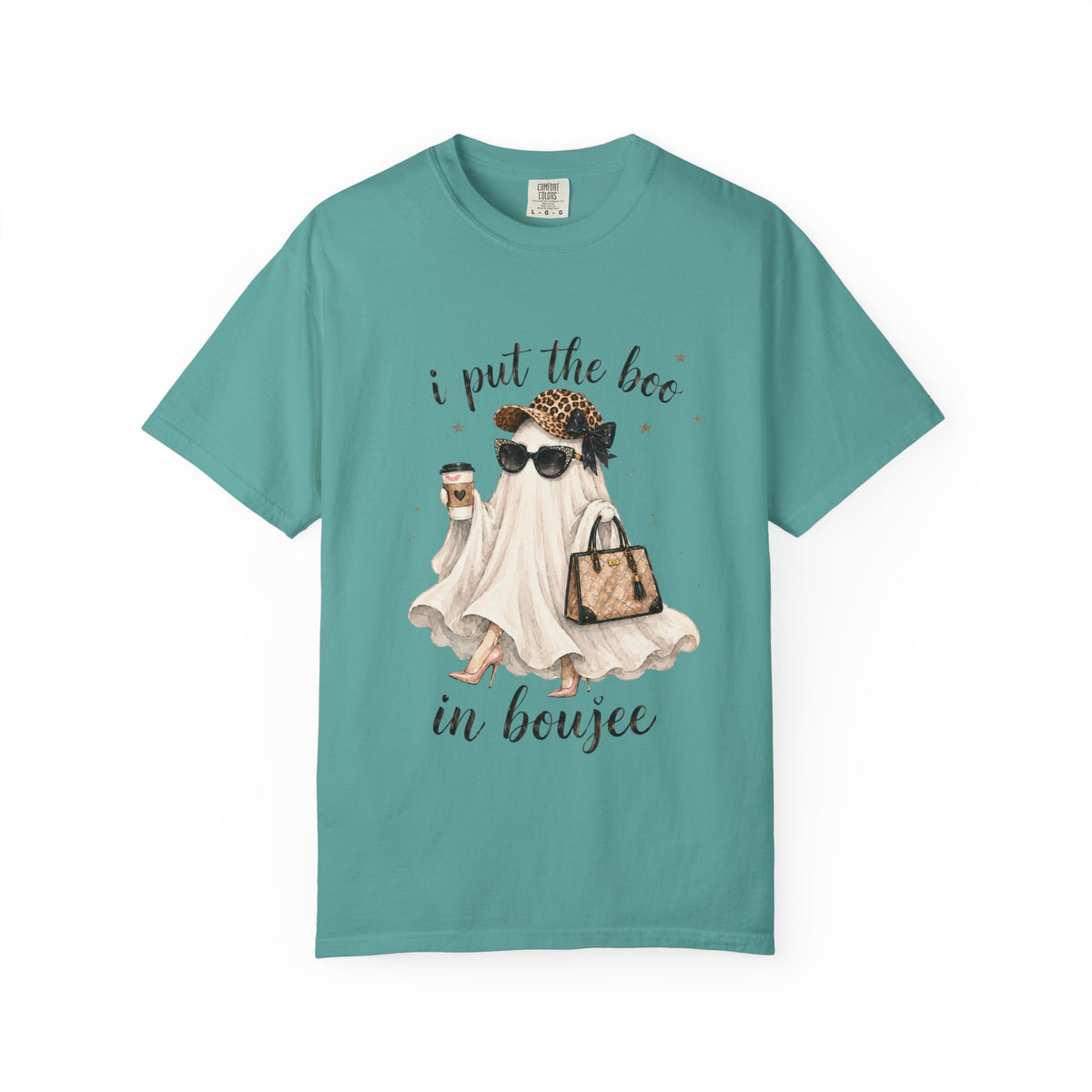Halloween Ghost Shirt, Boujee Boo Tee, Cute Spooky Boutique Graphic