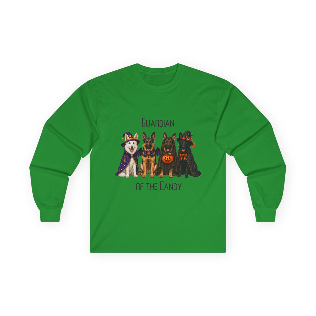 Halloween Dog Long Sleeve Shirt, Guardian Of The Candy Family Matching Fall Gift