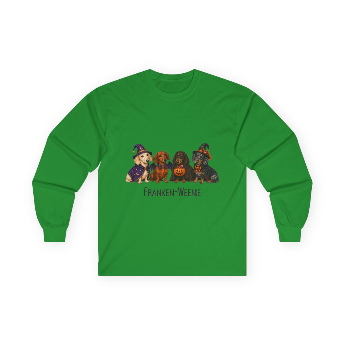 Dachshund Halloween Shirt, Franken-Weenie Tee, Funny Dog Lover Fall Graphic