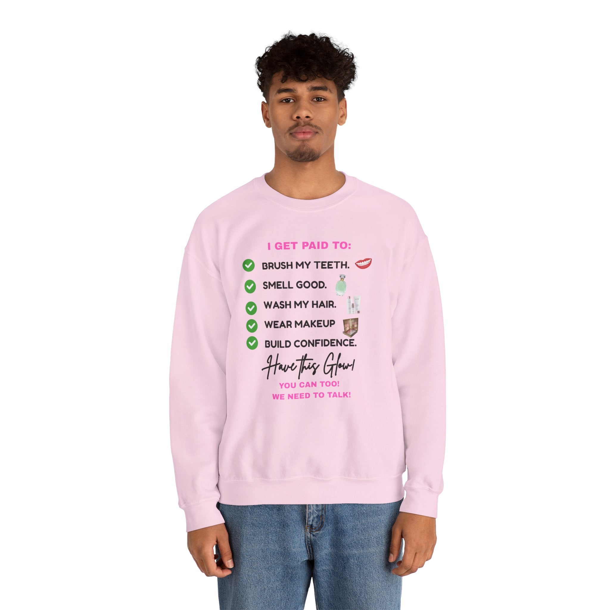 Do you get paid to... Unisex Heavy Blend™ Crewneck Sweatshirt