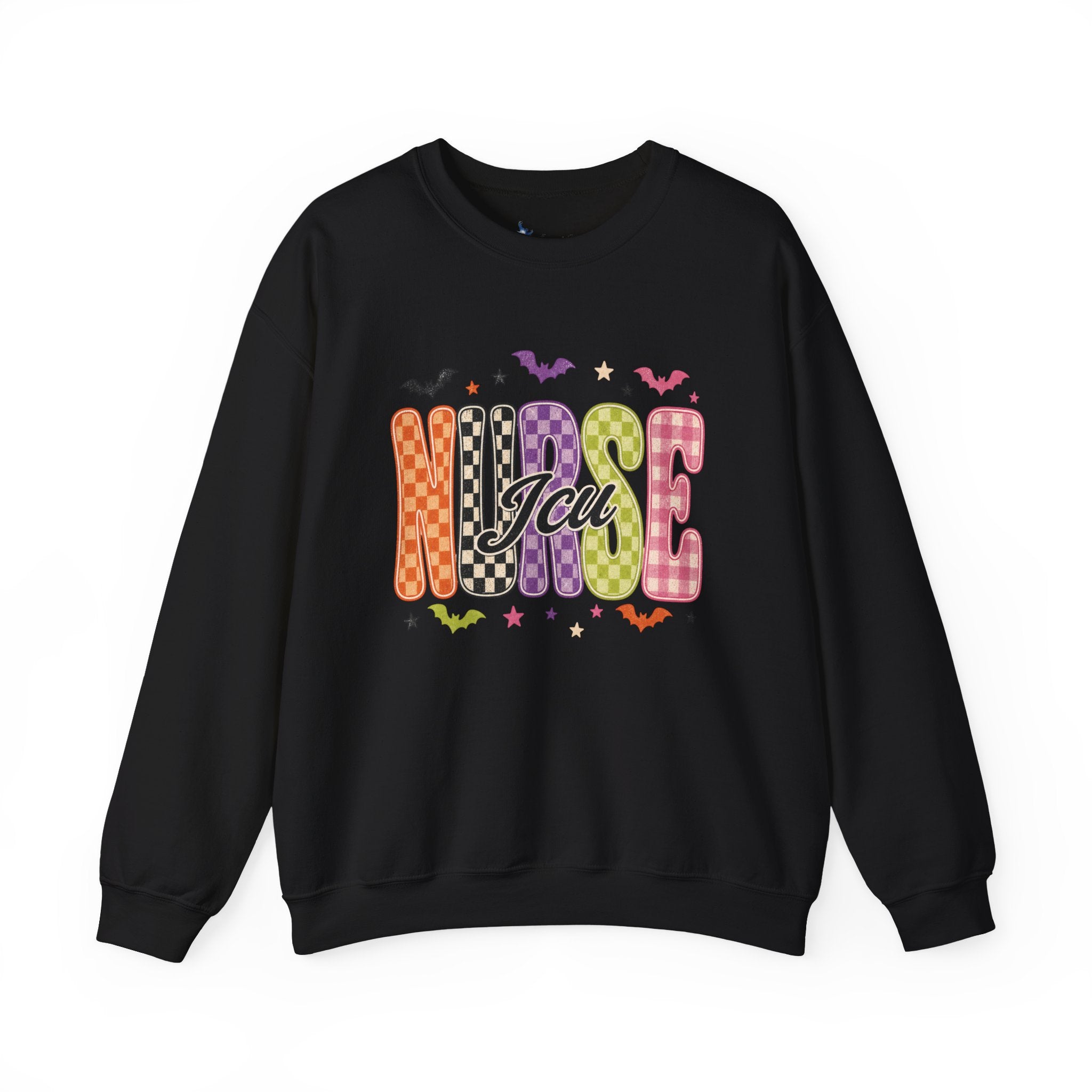 ICU Nurse Halloween Sweatshirt, Retro Spooky Emergency Department Nurse Crewneck