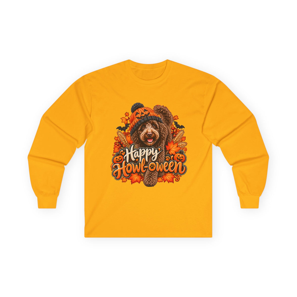 Halloween Dog Sweatshirt, Happy Howl-oween, Doodle Lover Vet Rescue Gift