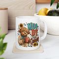 Coffee Mug, Moo-dy Until Caffeinated Highland Cow Farmhouse Teacher Gift