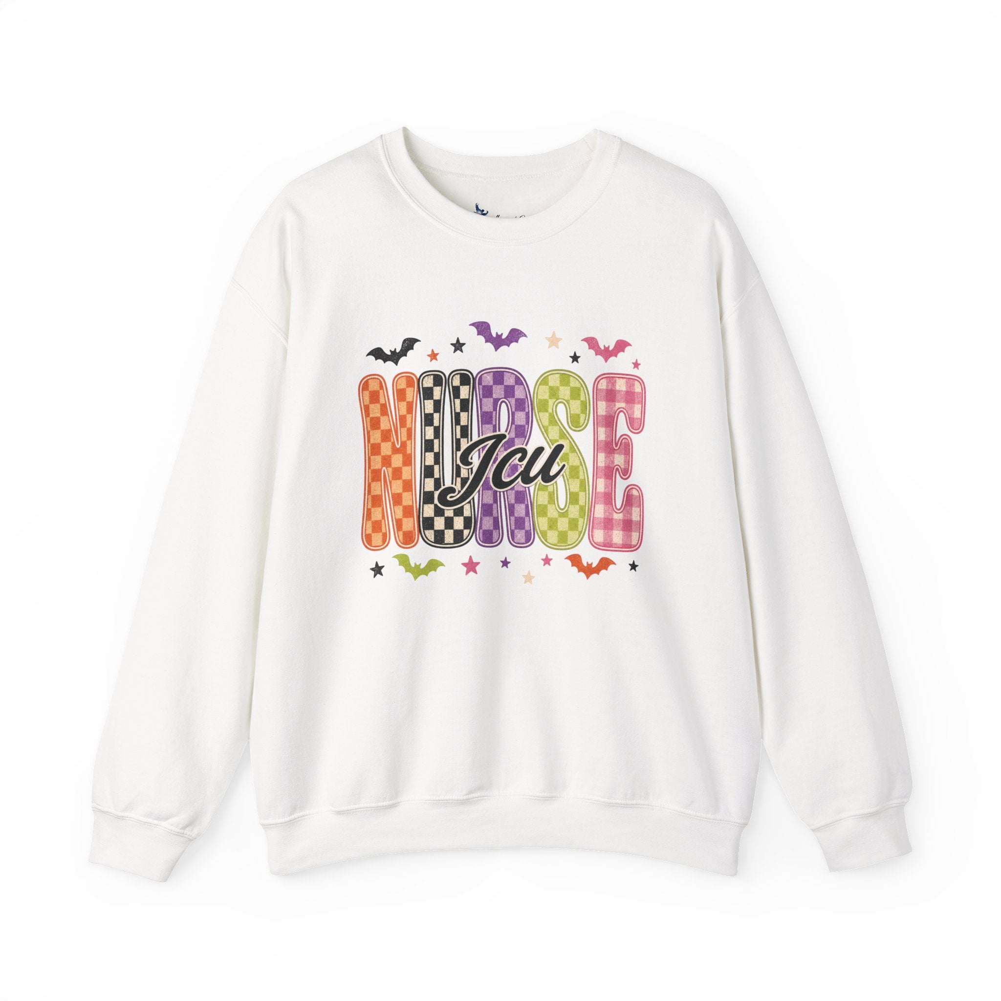 ICU Nurse Halloween Sweatshirt, Retro Spooky Emergency Department Nurse Crewneck