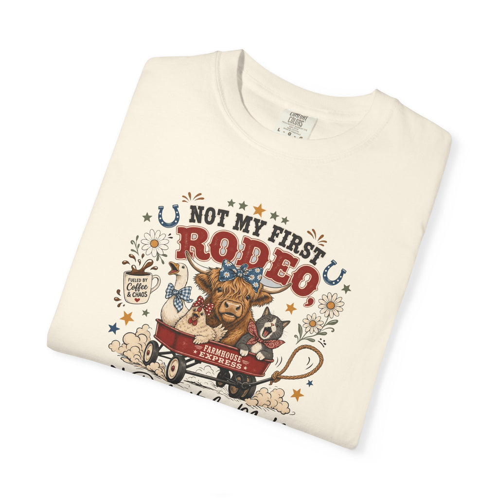 Not My First Rodeo Shirt, Funny Farm Animal Tee, Western Country T-Shirt