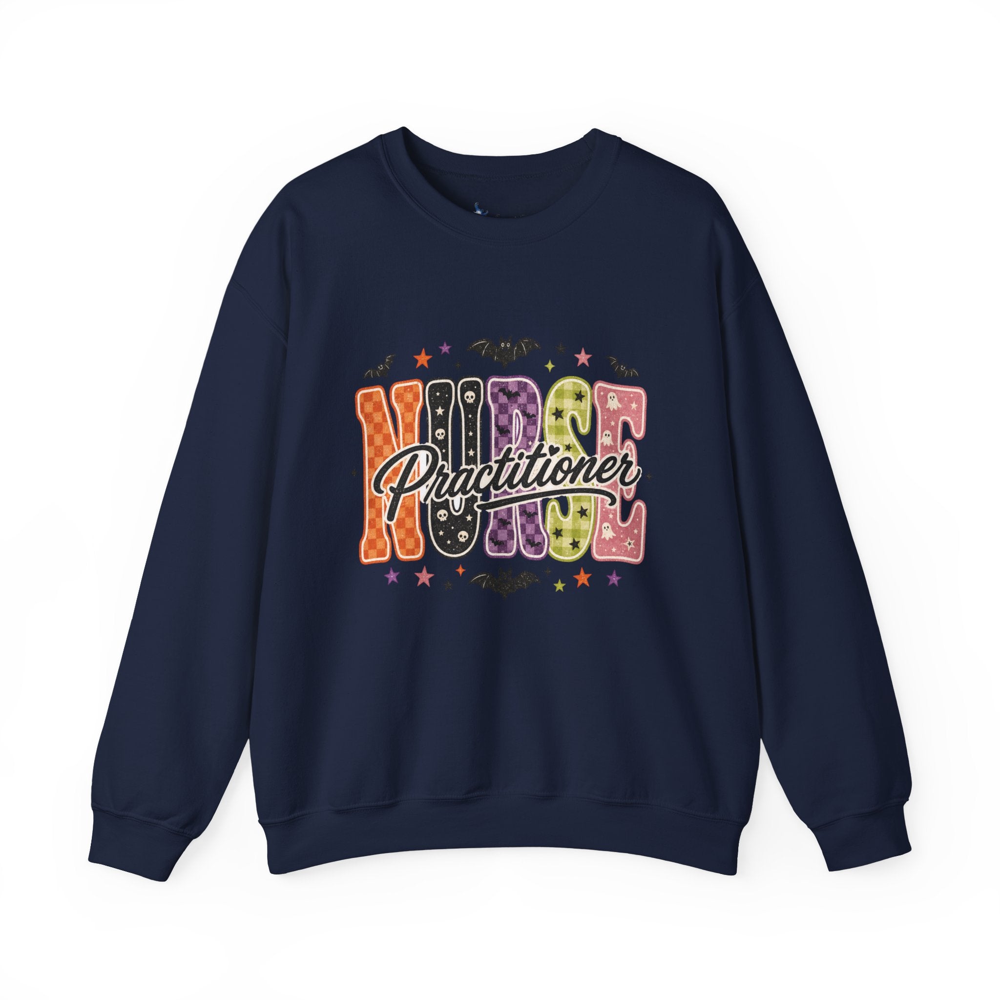 Nurse Practitioner Halloween Sweatshirt, Retro Spooky Nurse Crewneck
