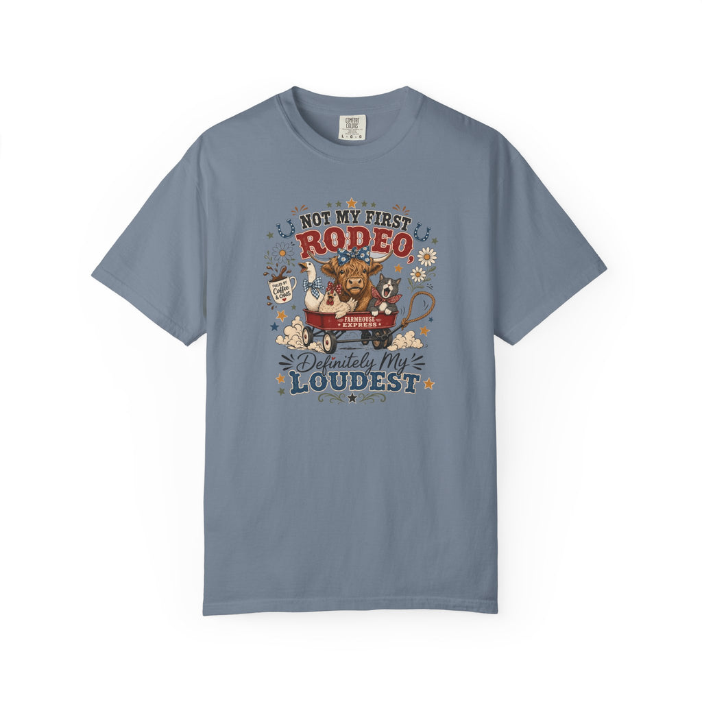 Not My First Rodeo Shirt, Funny Farm Animal Tee, Western Country T-Shirt