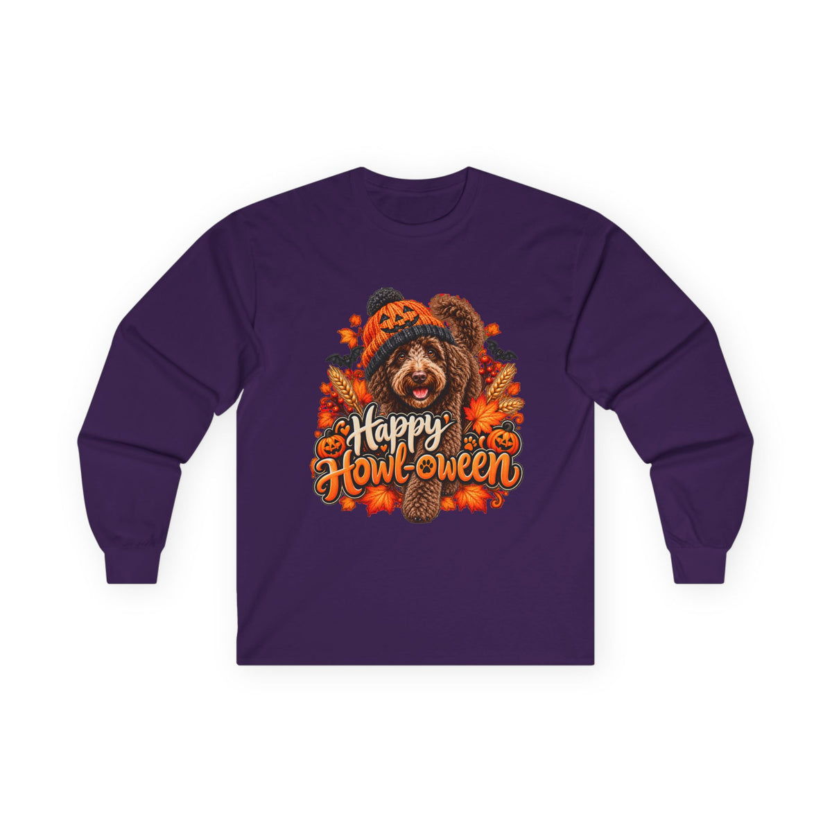 Halloween Dog Sweatshirt, Happy Howl-oween, Doodle Lover Vet Rescue Gift