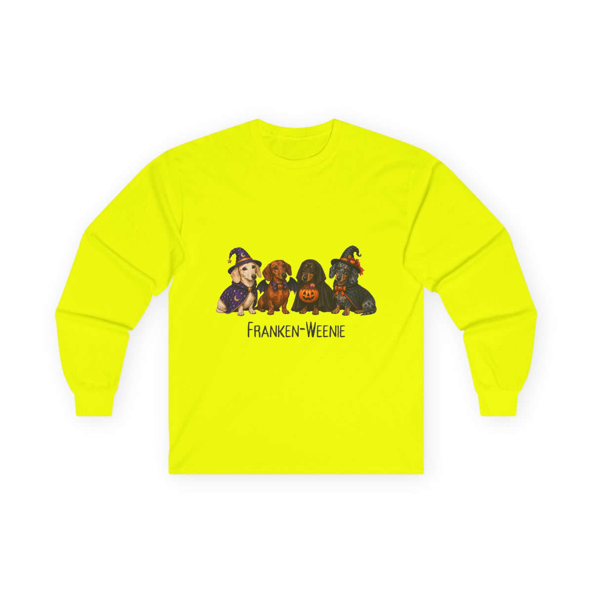 Dachshund Halloween Shirt, Franken-Weenie Tee, Funny Dog Lover Fall Graphic
