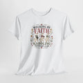 Walking by Faith Goose Shirt | Christian Graphic Tee | Waddling Through Life Faith Shirt