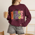 L&D Labor and Delivery Nurse Halloween Sweatshirt, Retro Spooky Baby Nurse Crewneck