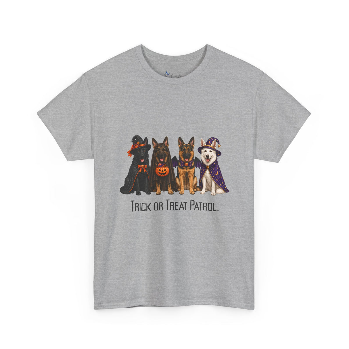 Halloween Dog Shirt, Trick Treat Patrol Tee, Rescue Pet Parent Fall Graphic