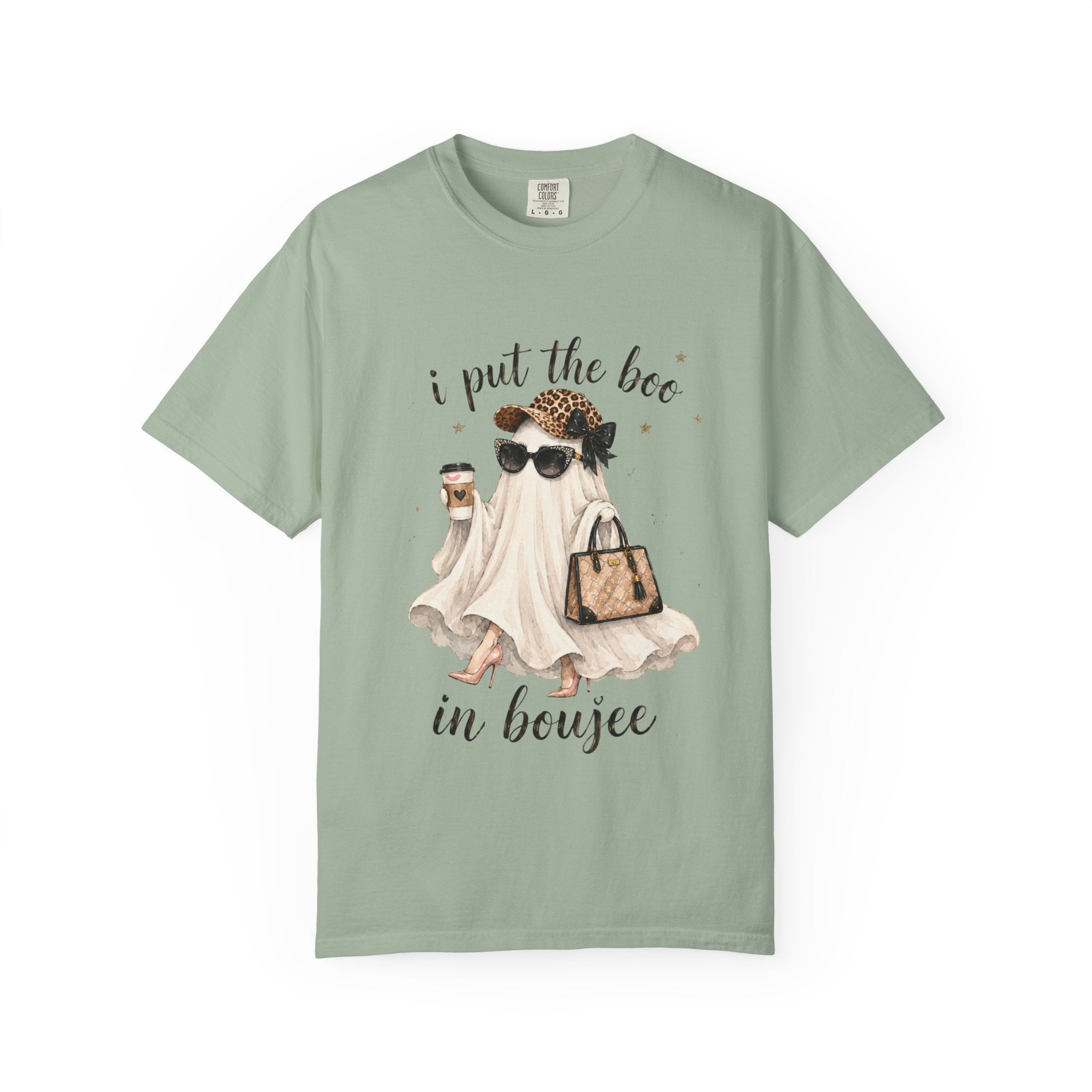 Halloween Ghost Shirt, Boujee Boo Tee, Cute Spooky Boutique Graphic