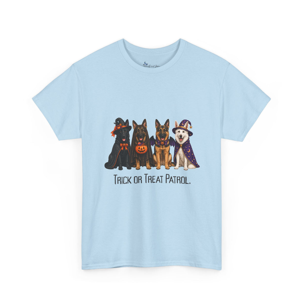 Halloween Dog Shirt, Trick Treat Patrol Tee, Rescue Pet Parent Fall Graphic