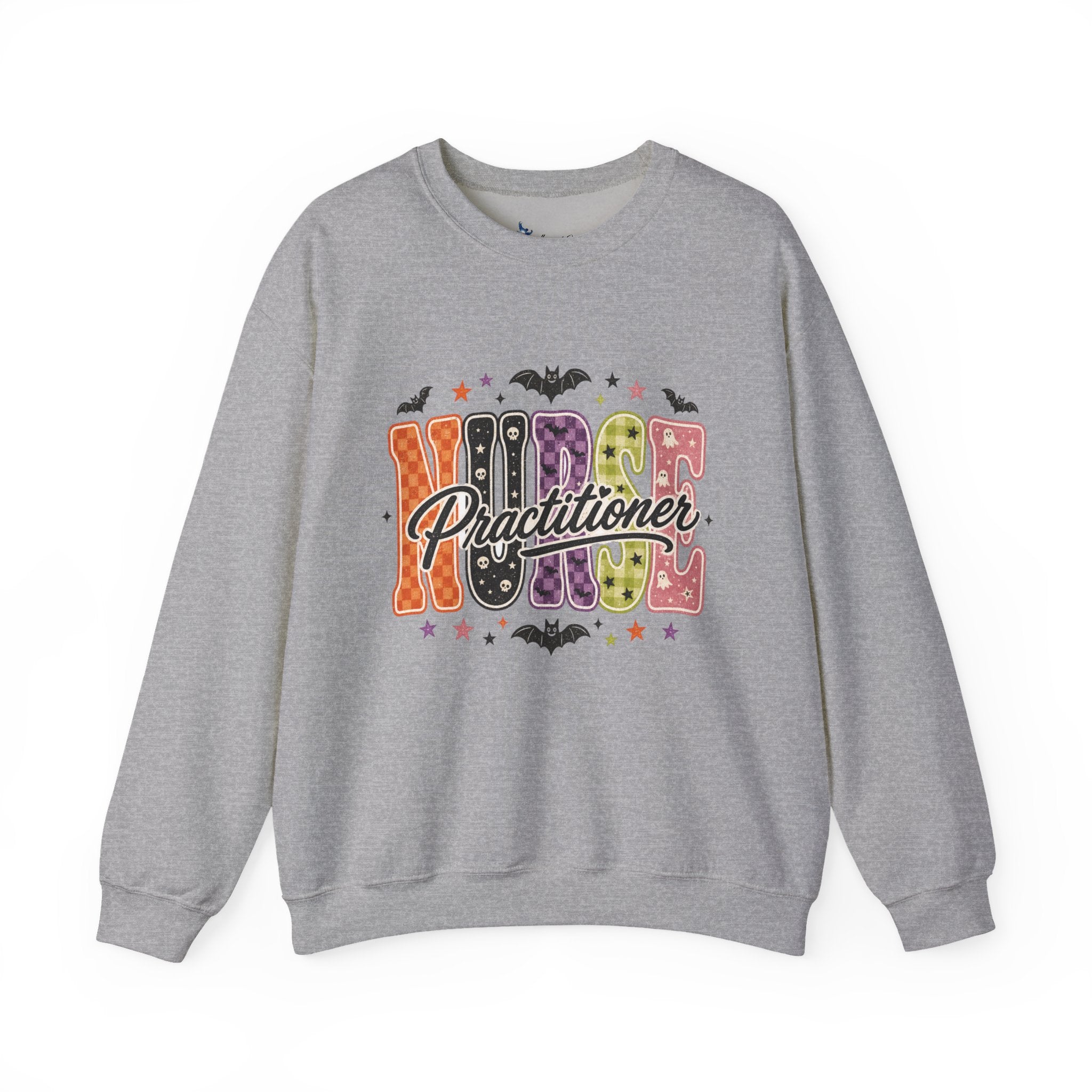 Nurse Practitioner Halloween Sweatshirt, Retro Spooky Nurse Crewneck