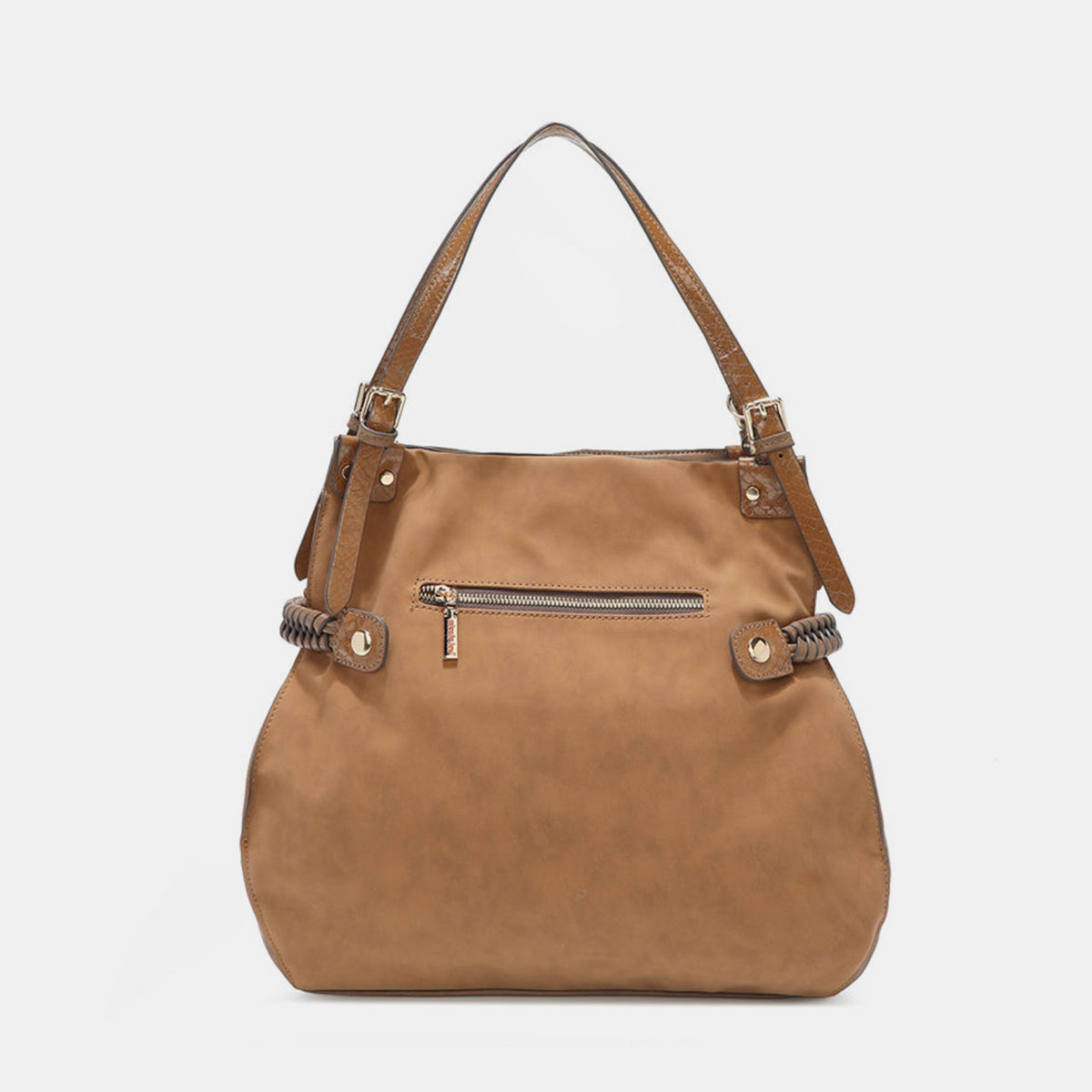 Side Braided Tassel Inlaid Rhinestone Embroidery Hobo Bag - Danielle and Jason Baker LLC - Danielle Baker's Boutique