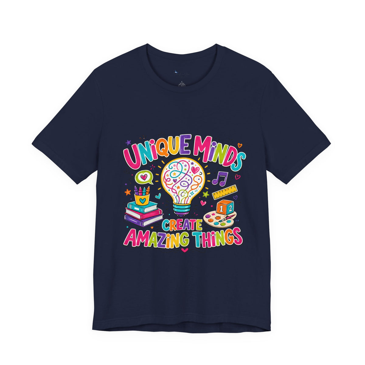 Autism Acceptance Shirt, Unique Minds Create Amazing Things Tee, Neurodiversity Teacher Gift