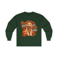 Doodle Dog Fall Shirt, Pumpkin Kisses Wishes Long Sleeve, Pet Lover Autumn Graphic