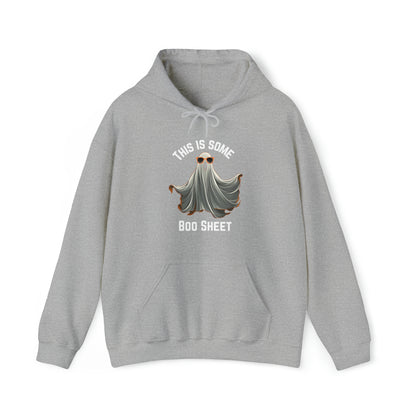This Is Some Boo Sheet Funny Halloween Ghost Hooded Sweatshirt - Danielle and Jason Baker LLC - Danielle Baker's Boutique