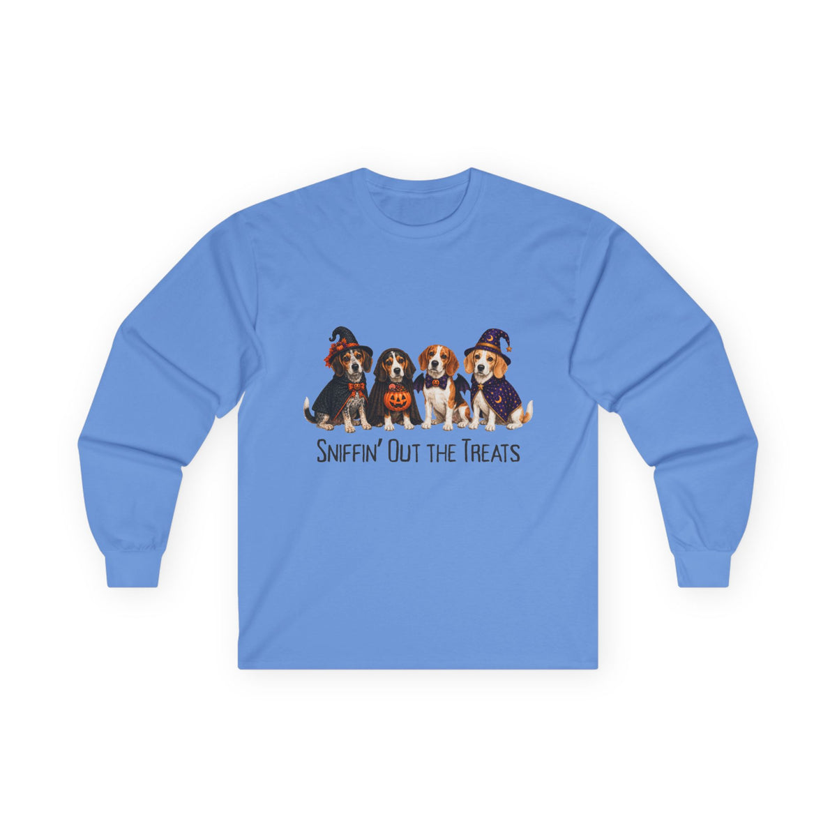 Halloween Dog Long Sleeve Shirt, Sniffin Treats Doodle Vet Rescue Gift