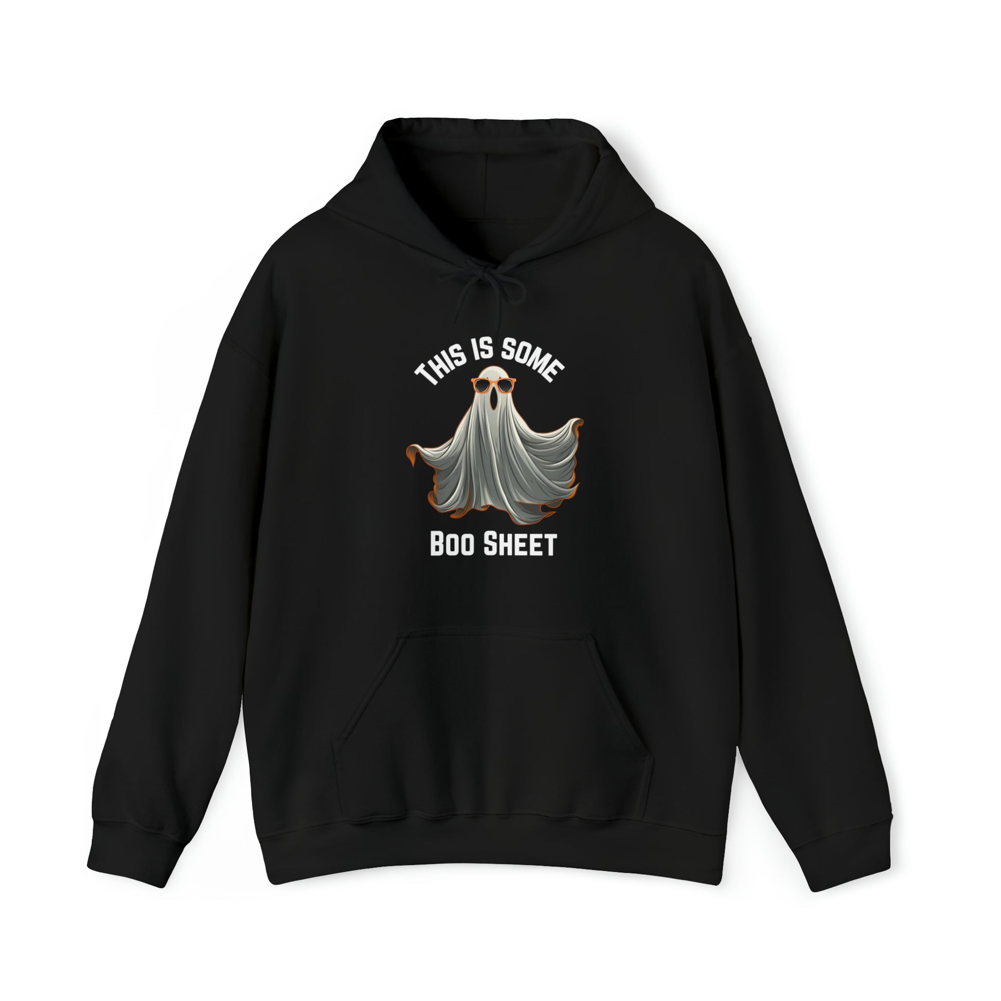 This Is Some Boo Sheet Funny Halloween Ghost Hooded Sweatshirt - Danielle and Jason Baker LLC - Danielle Baker's Boutique