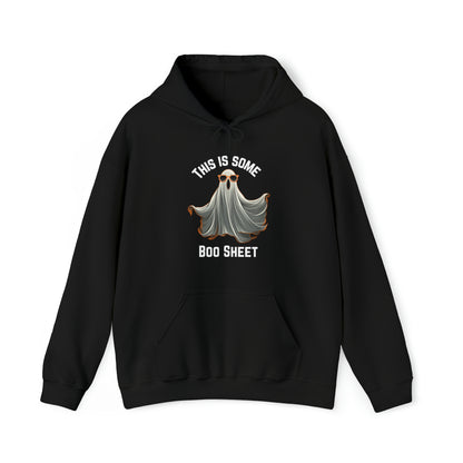 This Is Some Boo Sheet Funny Halloween Ghost Hooded Sweatshirt - Danielle and Jason Baker LLC - Danielle Baker's Boutique