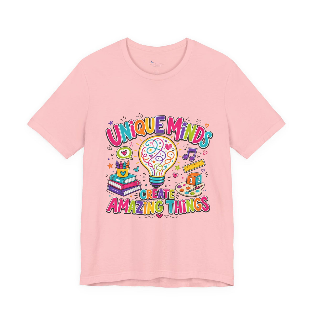 Autism Acceptance Shirt, Unique Minds Create Amazing Things Tee, Neurodiversity Teacher Gift