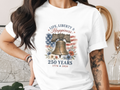 Heritage Liberty Bell 250 Years T-Shirt - 4th of July Vintage Tee