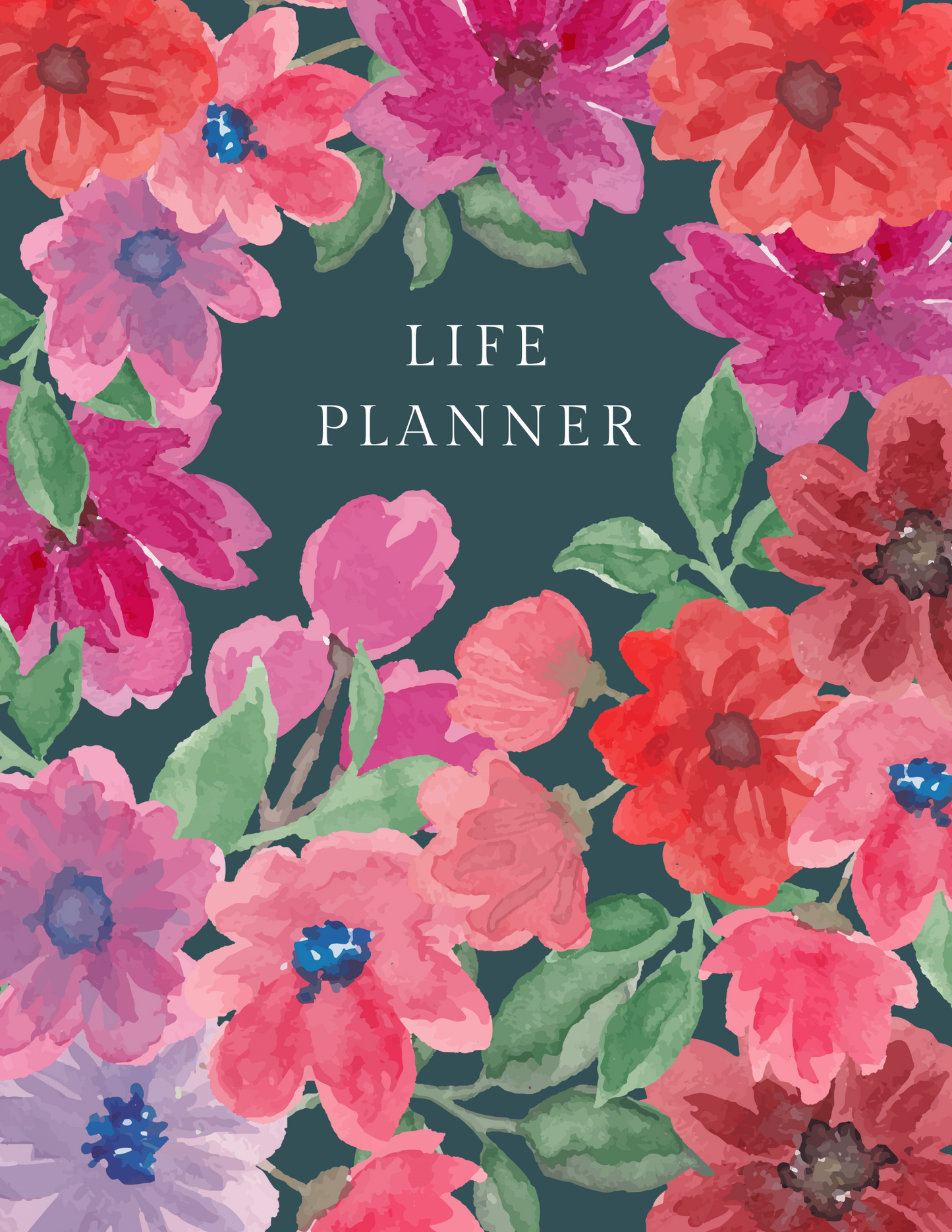 2023 - 2024 Floral Life Planner