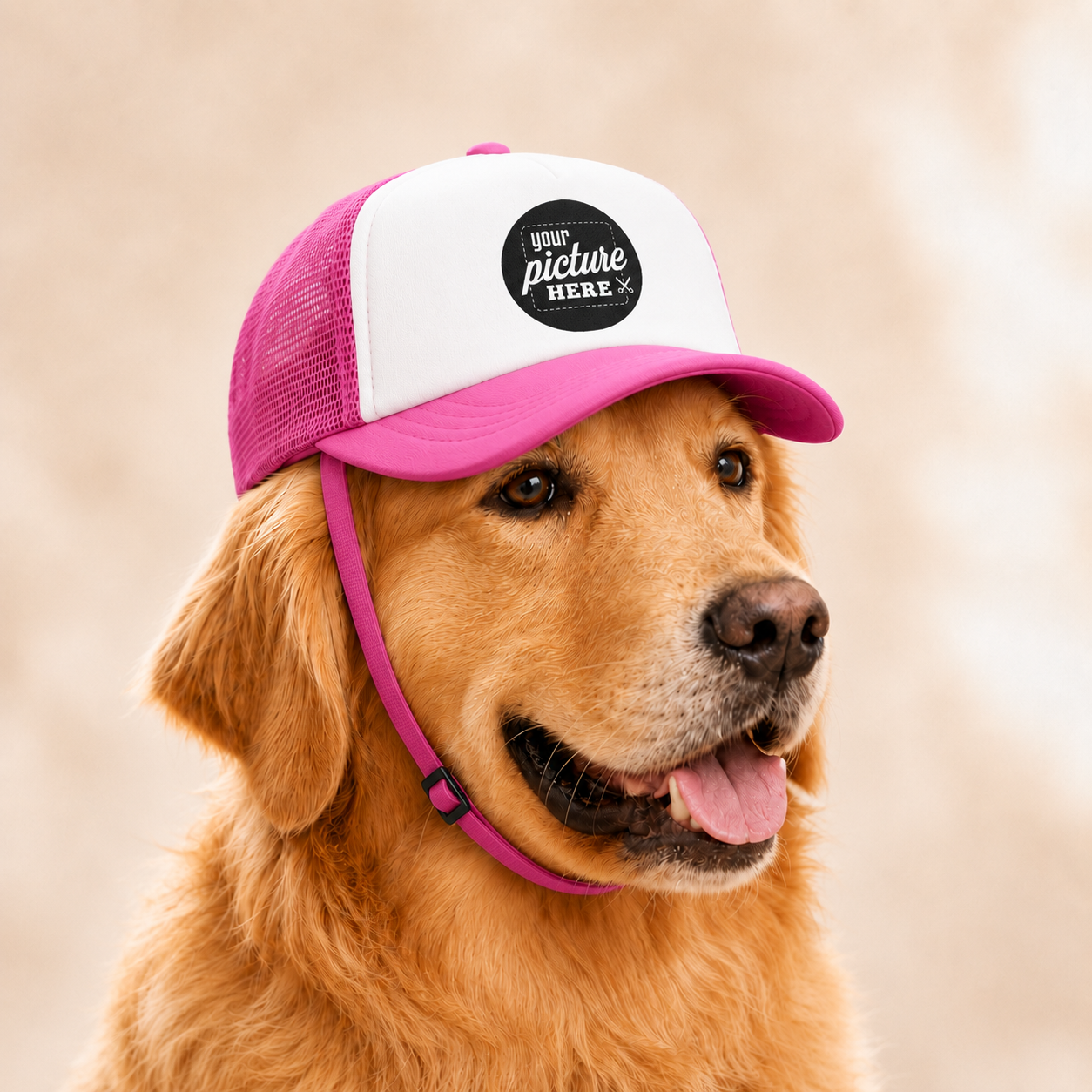 Personalized Image Dog Foam Trucker Hat