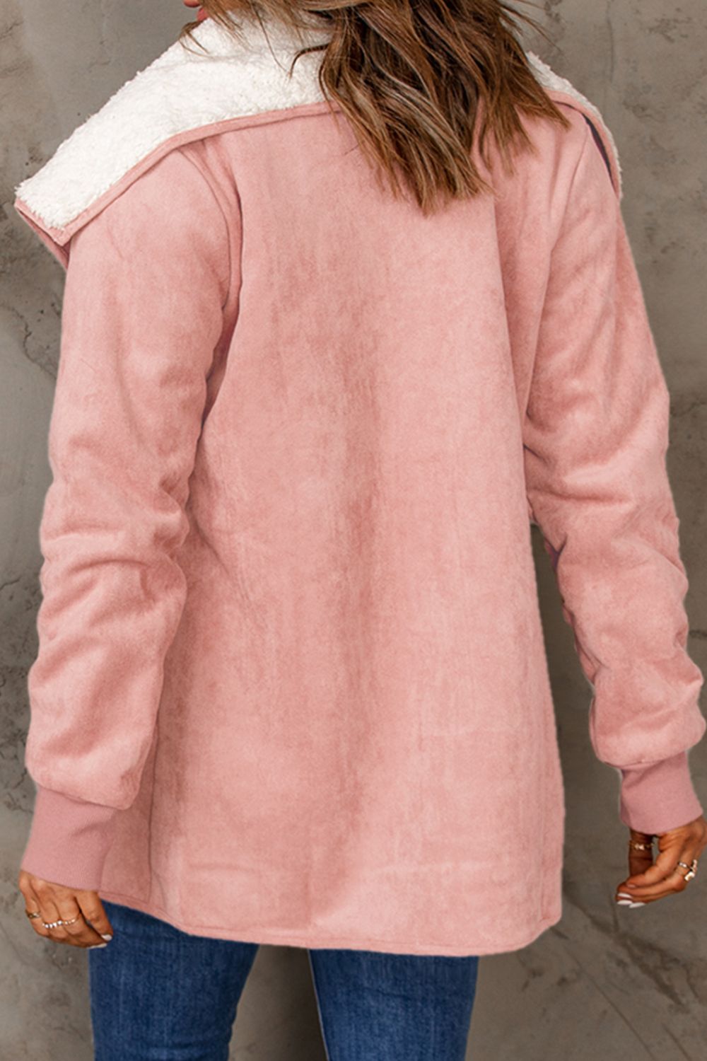 Open Front Long Sleeve Sherpa Jacket - Danielle and Jason Baker LLC - Danielle Baker's Boutique