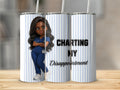 Nurse humor tumbler with "Charting My Disappointment" text.