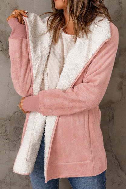Open Front Long Sleeve Sherpa Jacket - Danielle and Jason Baker LLC - Danielle Baker's Boutique