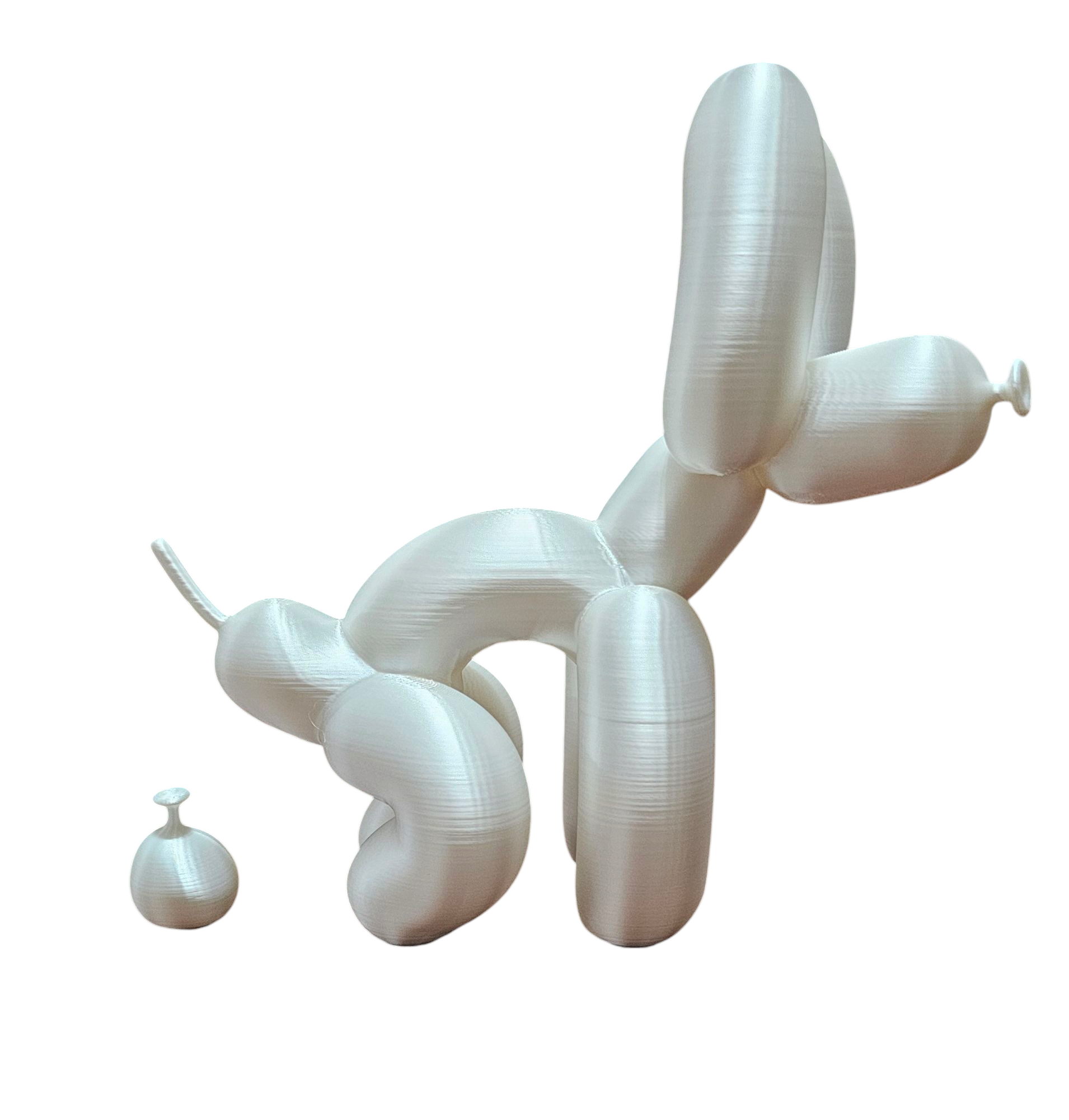 Pooping Balloon Dog Figurine Statue Sculpture | The Gift | As seen on Tik Tok, 3D printed Animal, Dog Lover, ornament, decor, funny - Danielle and Jason Baker LLC - Danielle Baker's Boutique