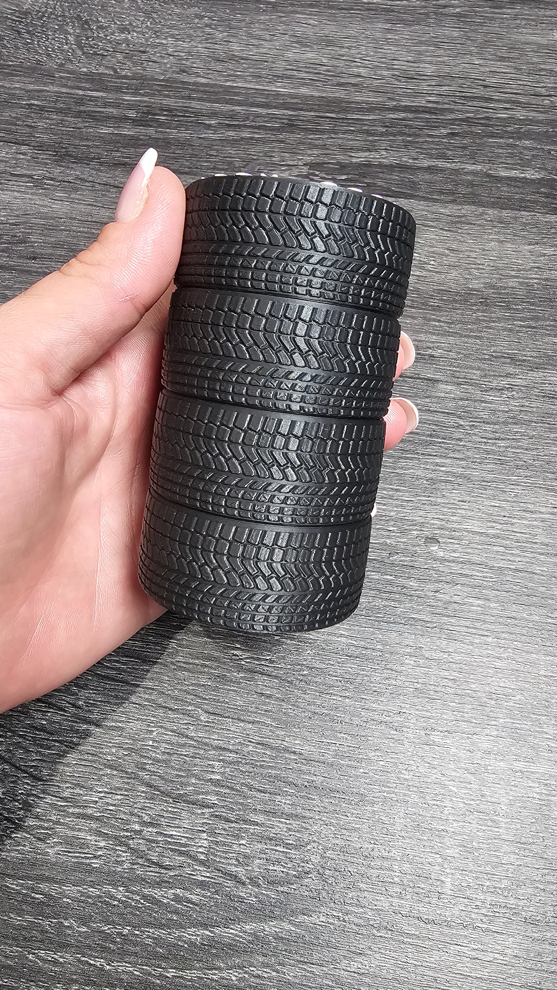 Car Tire Stack Ink Pen Holder - Danielle and Jason Baker LLC - Danielle Baker's Boutique