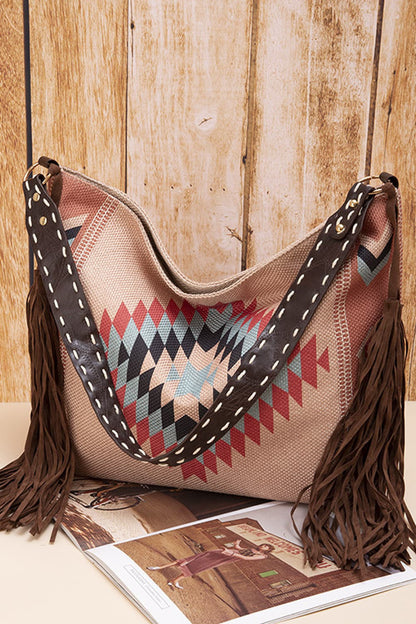 Geometric Canvas Tote Bag - Danielle and Jason Baker LLC - Danielle Baker's Boutique