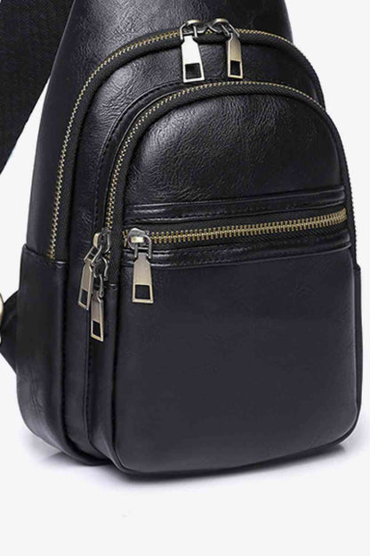 Adored It's Your Time PU Leather Sling Bag - Danielle and Jason Baker LLC - Danielle Baker's Boutique