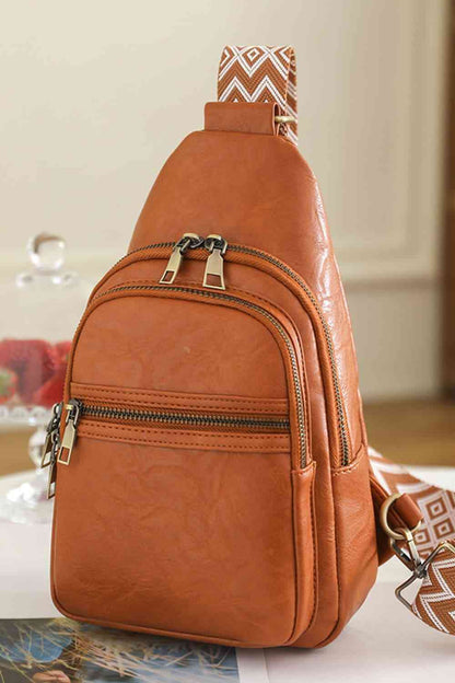 Adored It's Your Time PU Leather Sling Bag - Danielle and Jason Baker LLC - Danielle Baker's Boutique