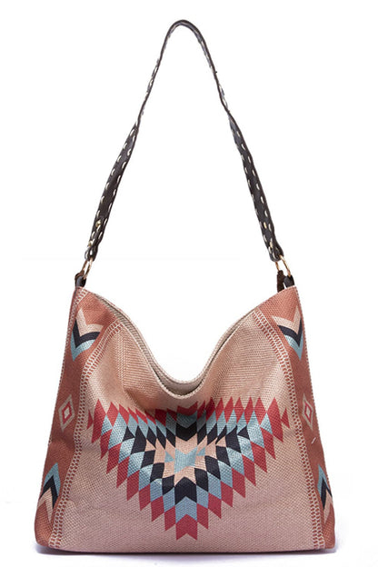 Geometric Canvas Tote Bag - Danielle and Jason Baker LLC - Danielle Baker's Boutique