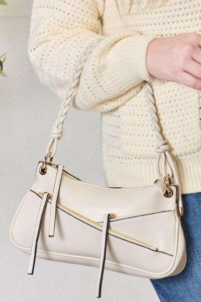 SHOMICO Braided Strap Shoulder Bag - Danielle and Jason Baker LLC - Danielle Baker's Boutique