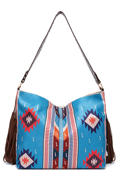 Geometric Canvas Tote Bag - Danielle and Jason Baker LLC - Danielle Baker's Boutique