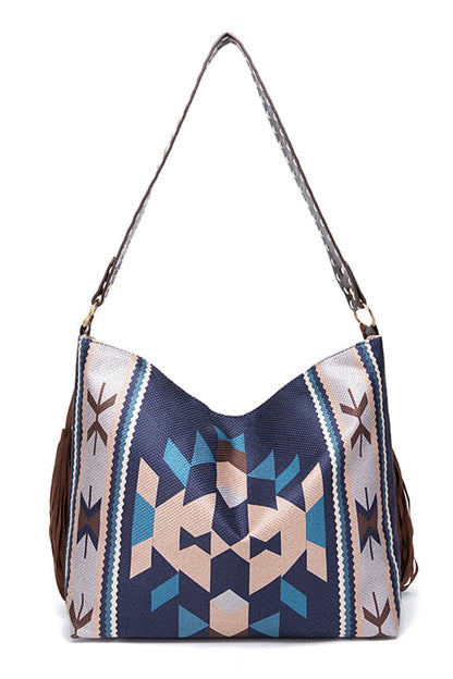 Geometric Canvas Tote Bag - Danielle and Jason Baker LLC - Danielle Baker's Boutique