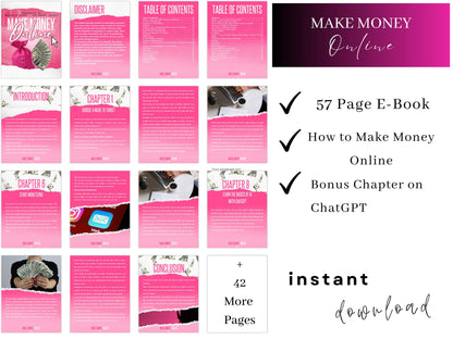Make Money Online E Book, Making Money, How to Start a Business