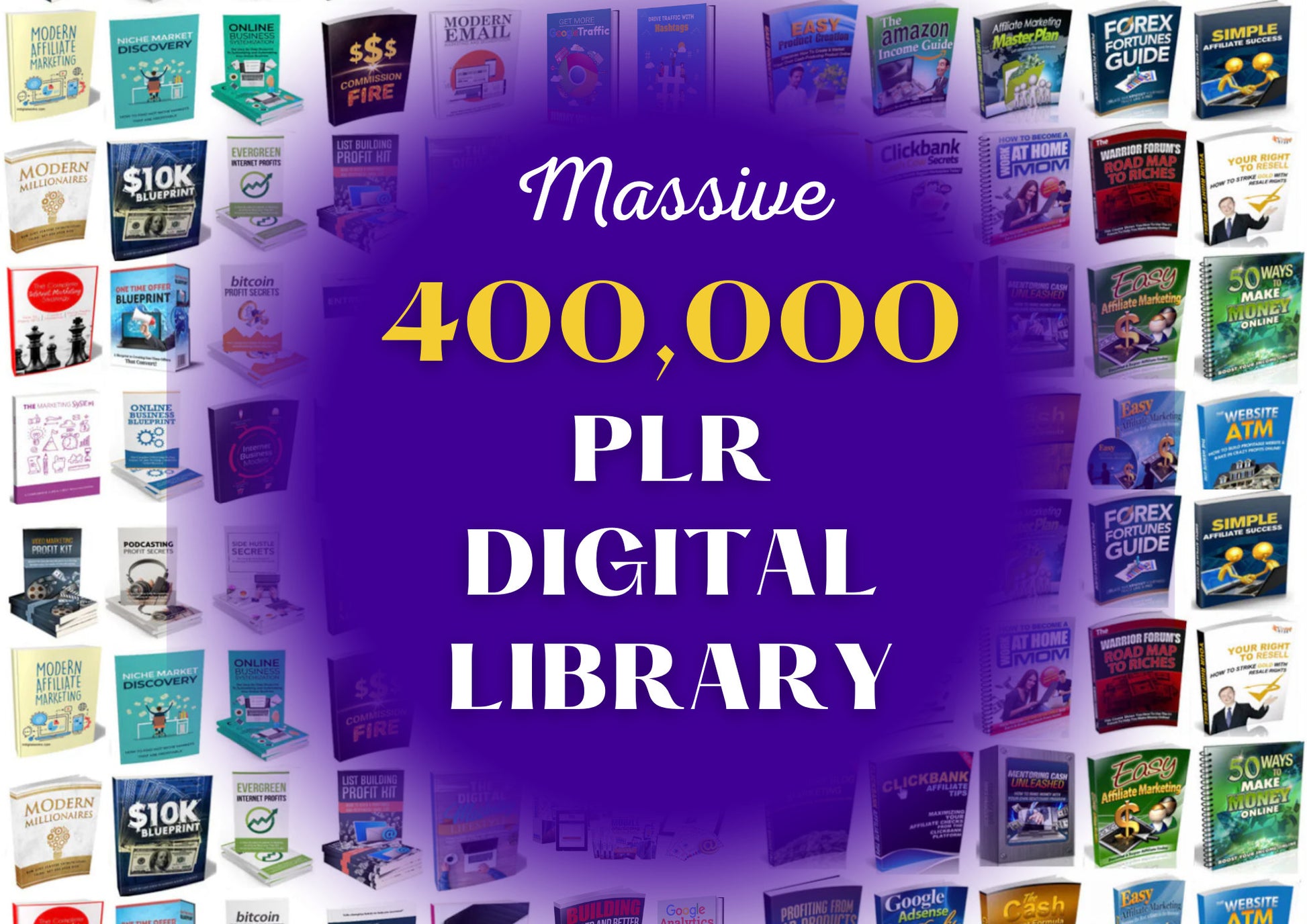 400K PLR | MASSIVE Private Label Rights & MRR Products Library