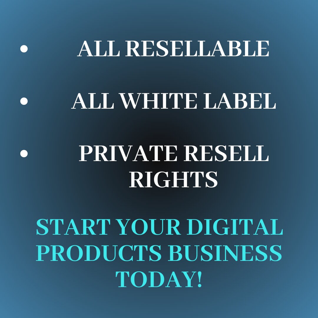 PLR Reseller Super Pack | Learn How to Resell Digital PLR & MRR Products | eBooks | Video Courses | Audio Courses