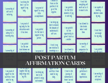 PLR Pregnancy Planner & 275 Post Partum Affirmation Cards Bundle - Private Label Rights - White Label - Resell for 100% Profit